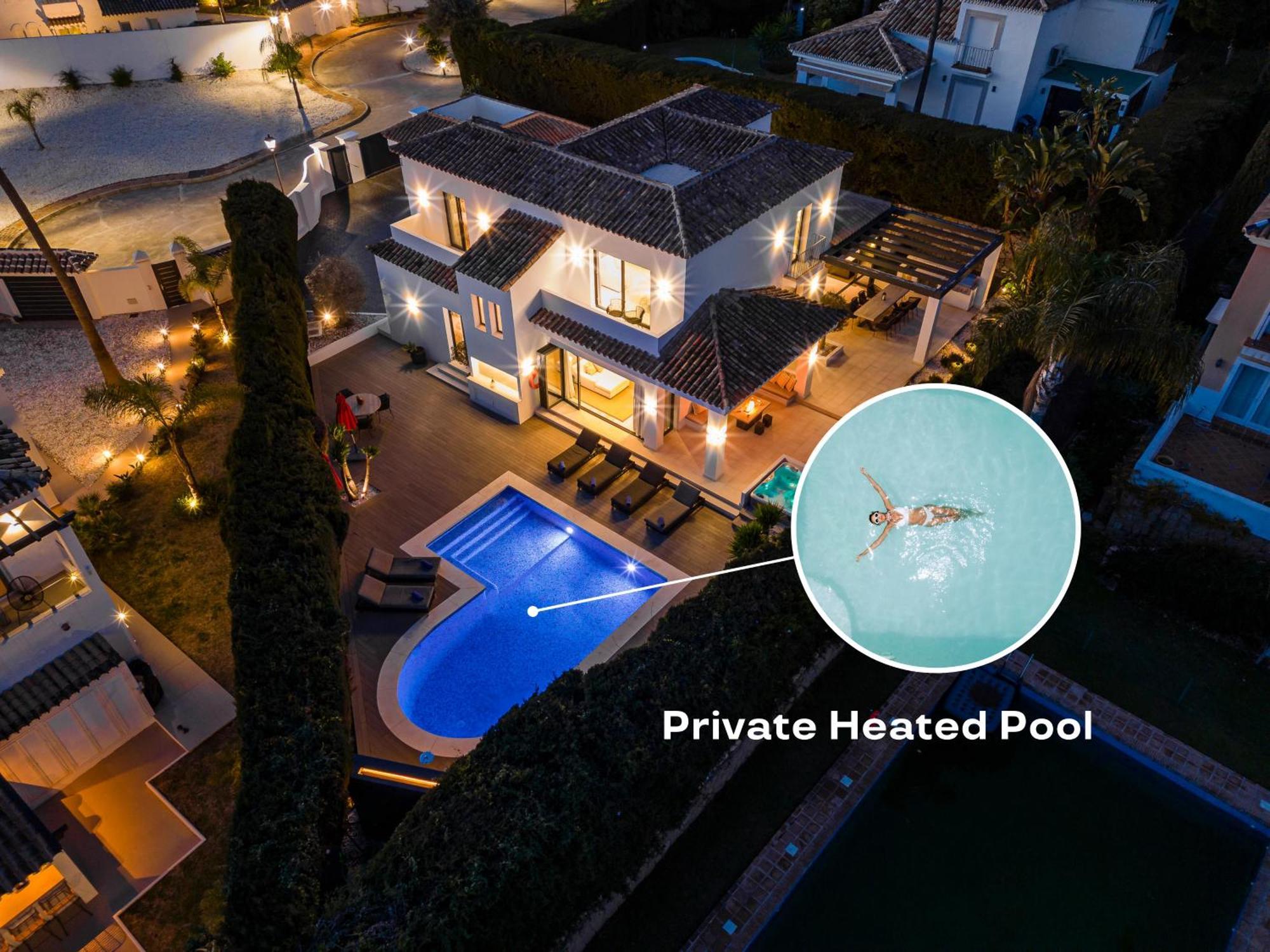Vacation Marbella I Villa Lina, Golf Valley, Private Heated Pool, Jacuzzi, Close To The Marina מראה חיצוני תמונה
